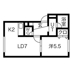 イーグルサウス１７Ｂの物件間取画像